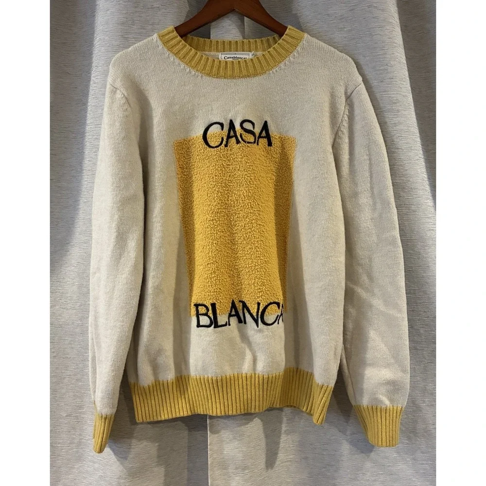 Casa Blanca Tennis Club Pullover Sweater Size XL Luxury